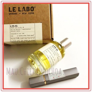 Mẫu thử nước hoa la vabo lys 41 10ml dạng xịt. .