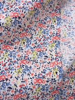 Vải thô cotton hoa nhí.