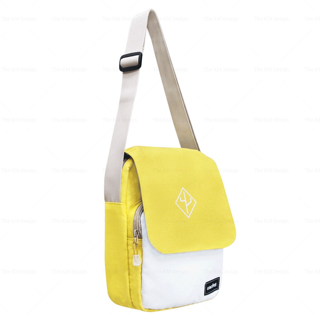 THEKMDESIGN-TÚI ĐEO CHÉO CANVAS- TÚI VẢI ĐEO VAI-SL04