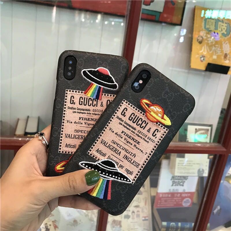 Ốp điện thoại cứng họa tiết UFO Gucci cho IPHONE 6/6S/6P/6SP/7/8/7P/8PLUS/X/XS/XS MAX/XR/11/11 PRO/11 PRO MAX