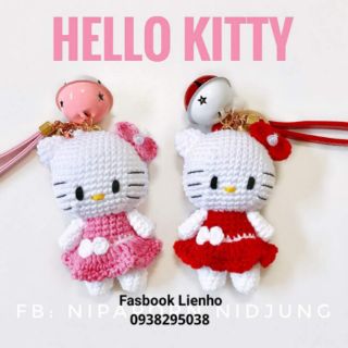 Móc khóa chuông dây da