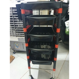 Xe đẩy 5 tầng dành cho salon tóc