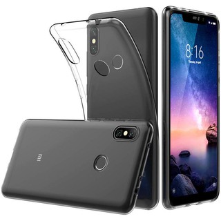 Ốp điện thoại TPU silicon mềm trong suốt chống trầy xước và rơi vỡ cho Xiaomi Redmi Note 6 Pro 6Pro