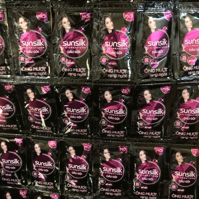 Combo 10 dây sunsilk x 12 gói Bồ Kết