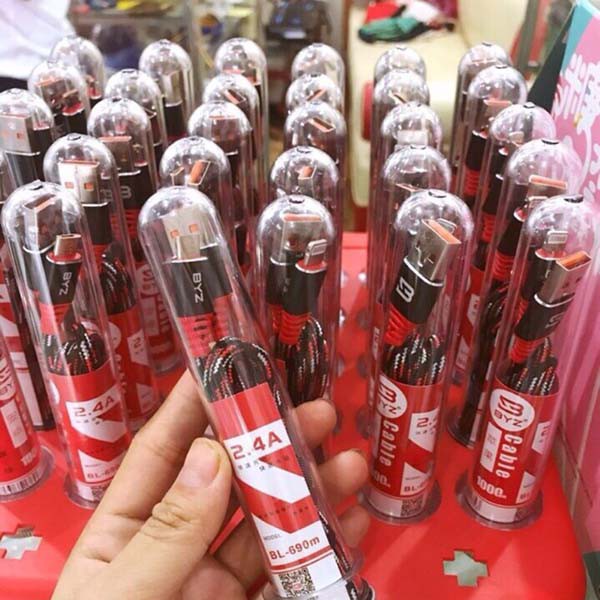 CÁP DÂY DÙ SẠC NHANH cho iphone , samsuNg, opp0, xiao-mi.. siêu bền