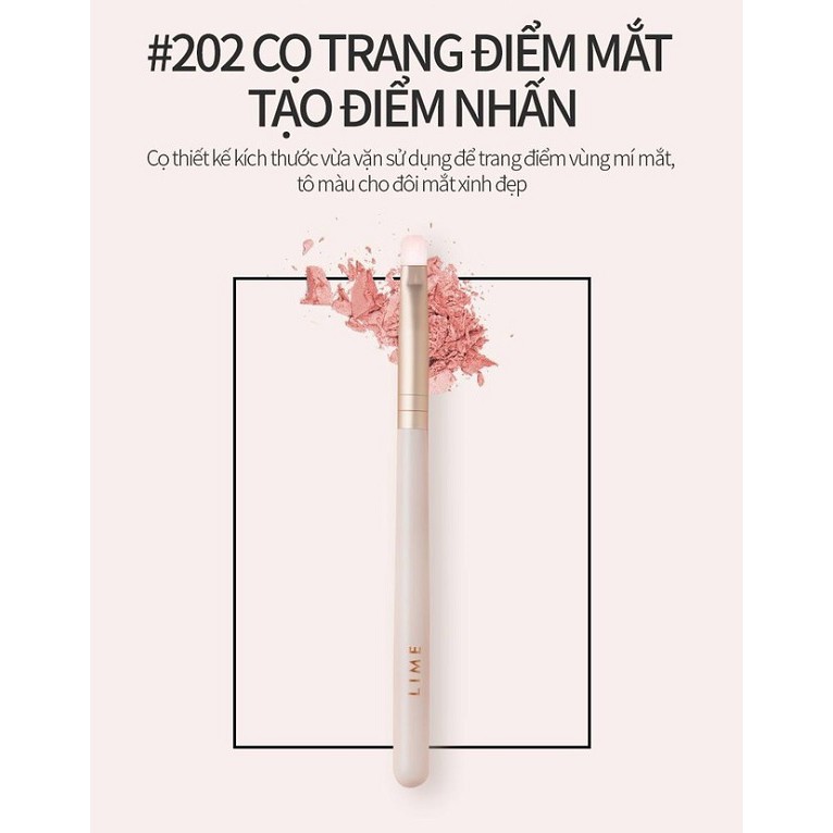 Cọ Trang Điểm Mắt Cơ Bản LIME Brush #202