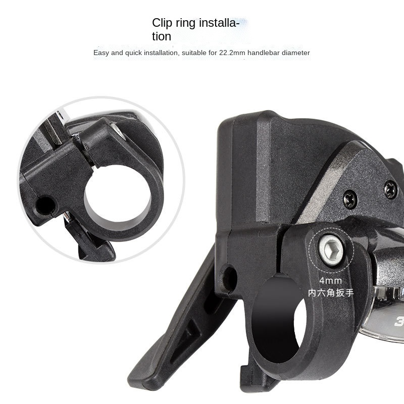 Tay Lái Xe Đạp Leo Núi MicroNEW MicroNEW Tốc Độ Cao Điều Chỉnh 9 Tốc Độ Ngón Tay 24-27 Tốc Độ 8 Tốc Độ