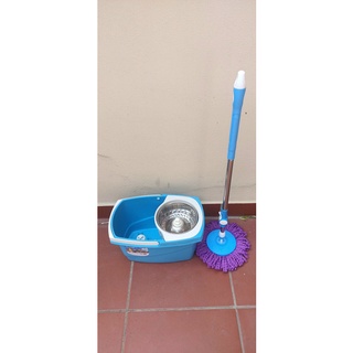 Chổi Lau Nhà, Cây Lau Nhà 360 Độ Thái Lan Cao Cấp Mâm Inox - Đồ Gia Dụng Thông Minh