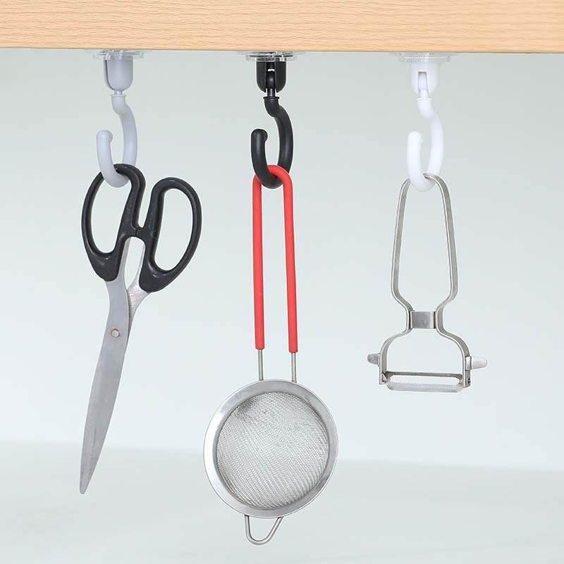 Móc treo đồ dán tường xoay 360 độ tiện dụng