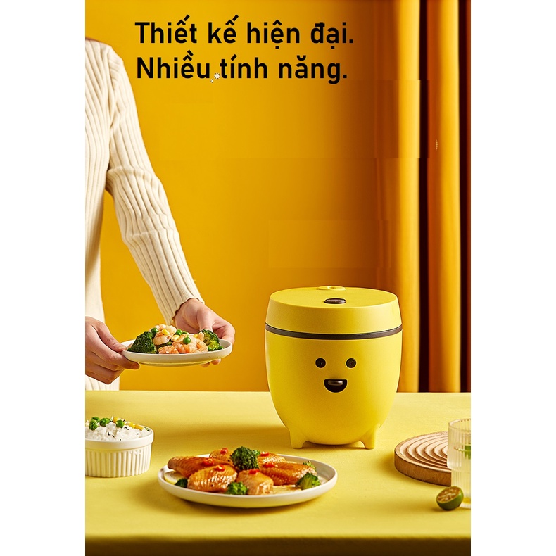 Nồi cơm điện mini CHANHONG - Dành cho 1-2 người ăn  Nồi nấu cơm Gạo Nứt