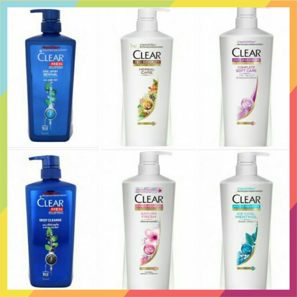Dầu gội Clear Thái Lan chai 480ml