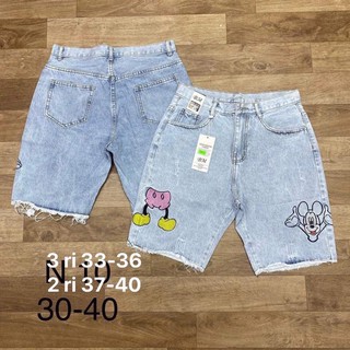 Quần ngố jeans bigsize 60-100kg