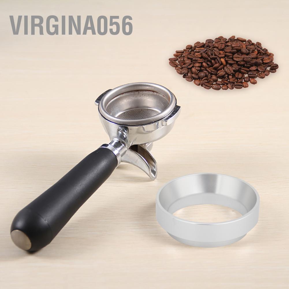 Virgina056 58mm Aluminum Universal Coffee Dosing Ring Funnel Replacement Maker Accessory