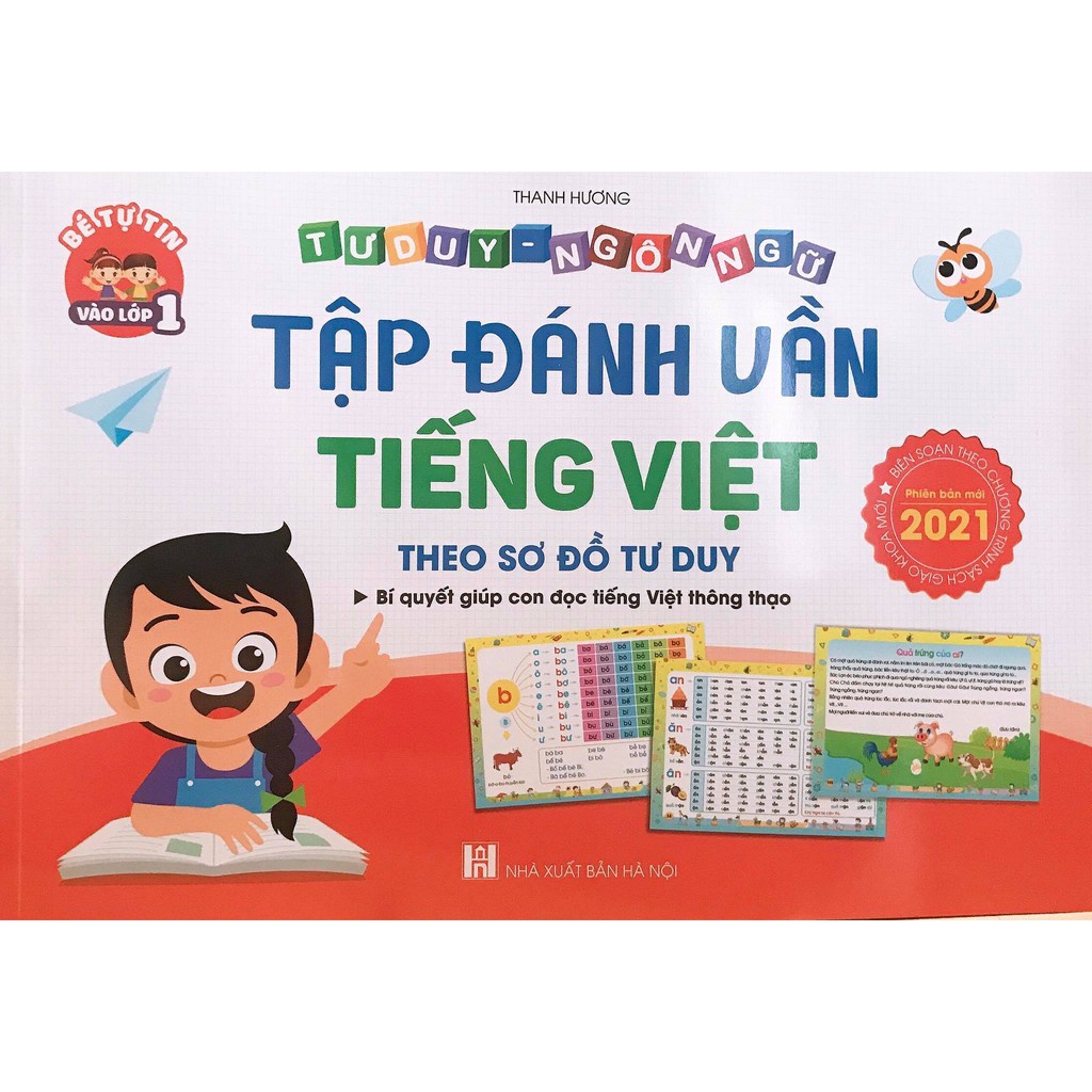 Sách Tập đánh vần Tiếng Việt cho bé 46 tuổi hành trang cho bé vào lớp 1