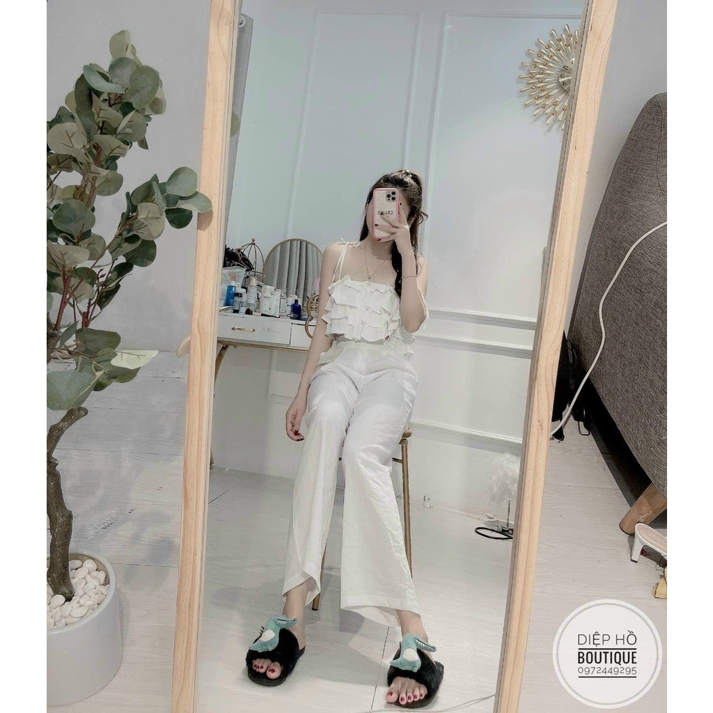ÁO HAI DÂY XẾP LI BÈO TẦNG SMIDE CLOTHING