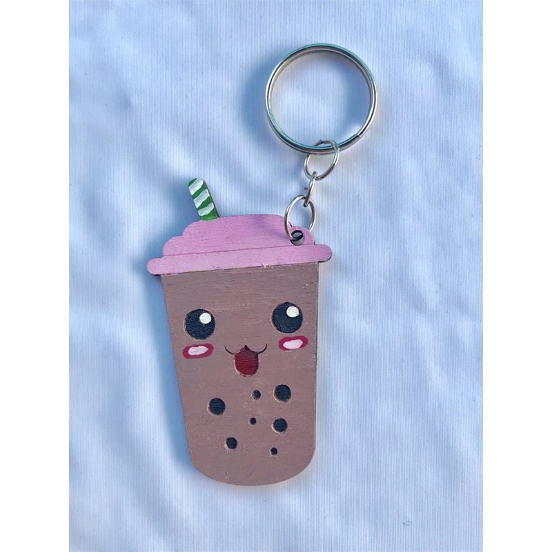 Móc khóa trà sữa