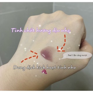 [Peel Nho Hữu Cơ Organic] se khít lcl, căng bóng da 200ml
