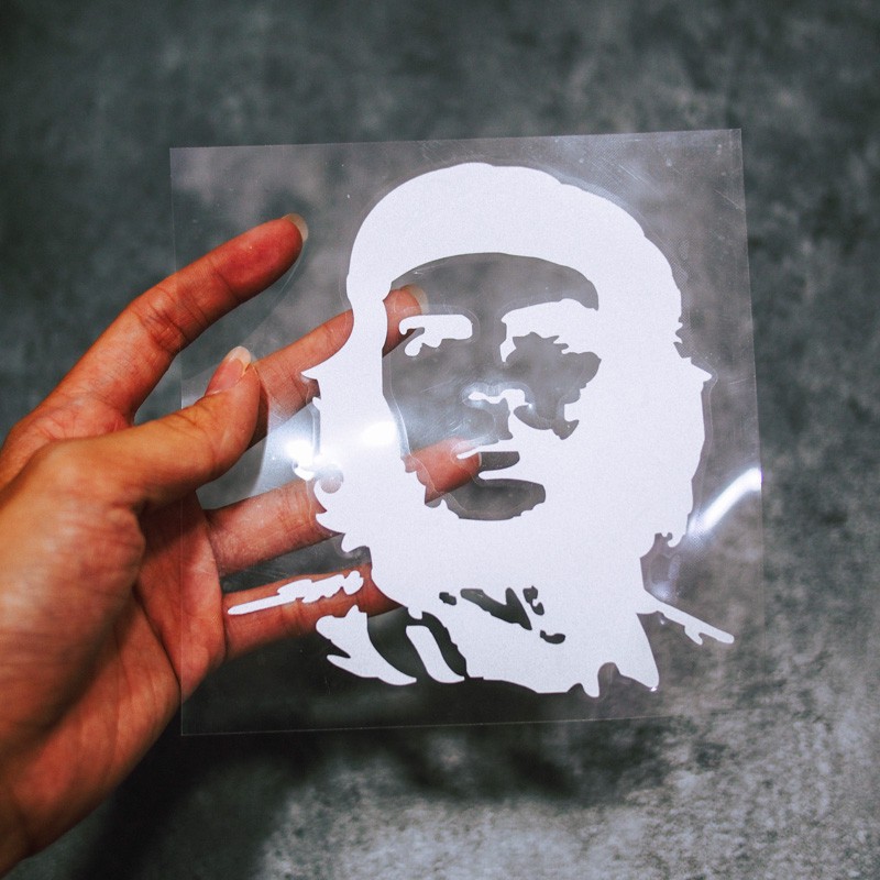 Sticker Transfer hình dán Xe máy Ô tô STICKER FACTORY - Che - Trắng