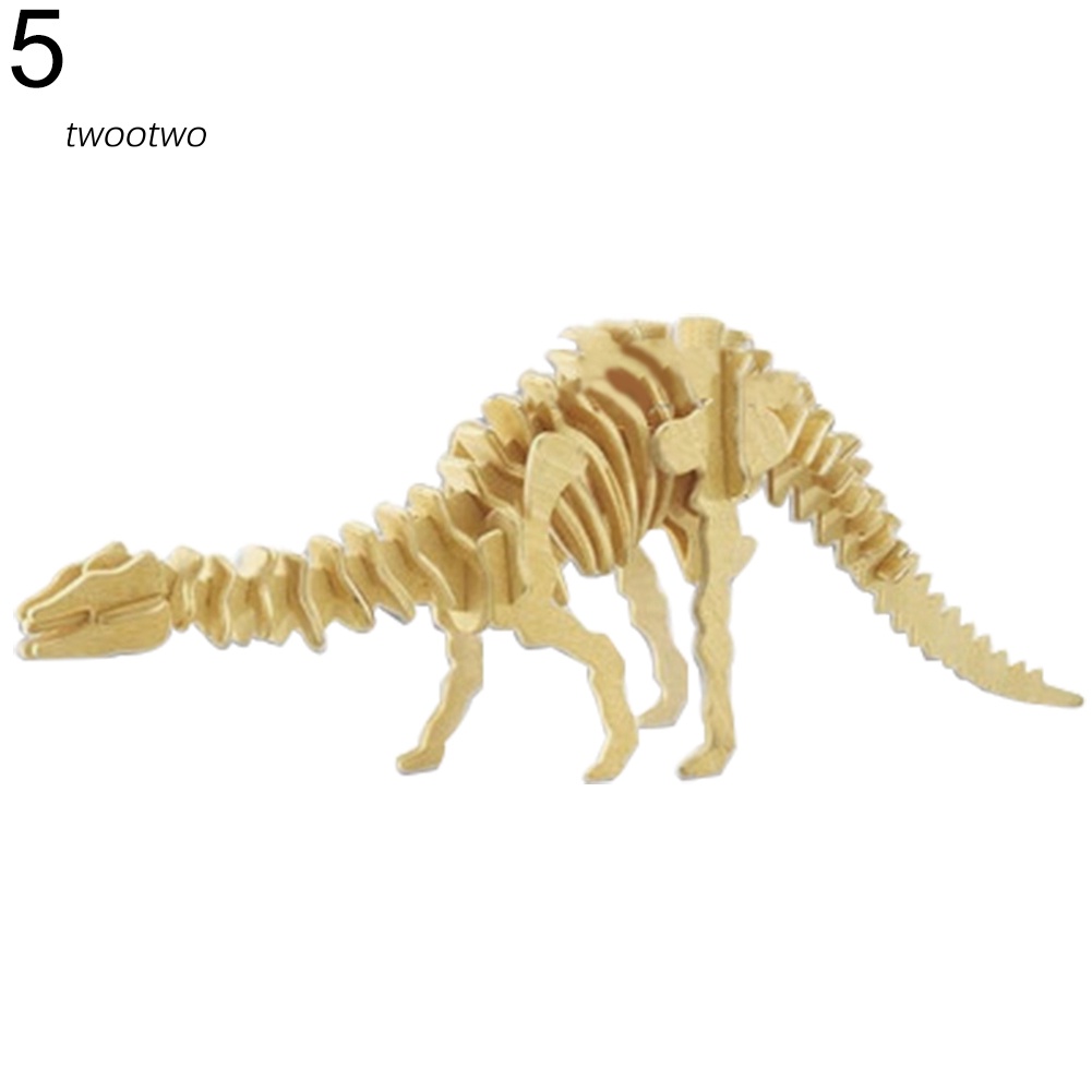 Đồ chơi lắp ráp mô hình xương khủng long 3d bằng gỗ cho bé