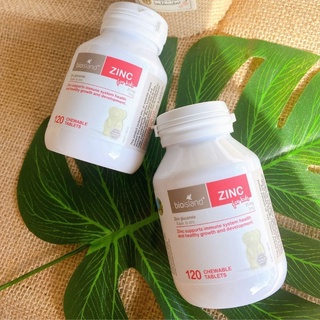 Viên uống bổ sung Kẽm Bioisland ZinC for kids 120 viên 1y+