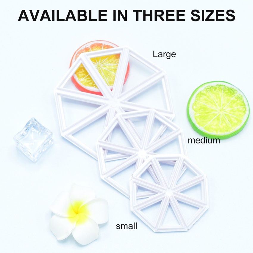 Set 3 Khuôn Tam Giác Cắt Kẹo Mềm Trang Trí Bánh