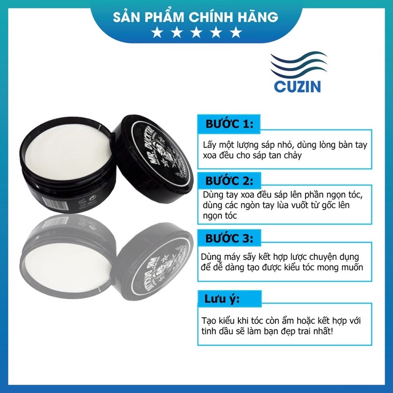 Sáp vuốt tóc tạo kiểu  giữ nếp định hình tóc nam nữ MR.DuckTail MN08