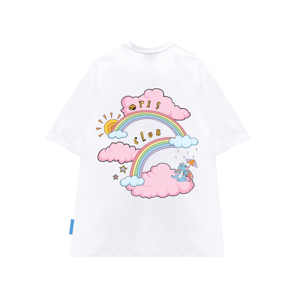 Áo thun TEE RAINBOW Áo Thun Tay lỡ nam nữ. Phong cách unisex form rộng tay ngắn
