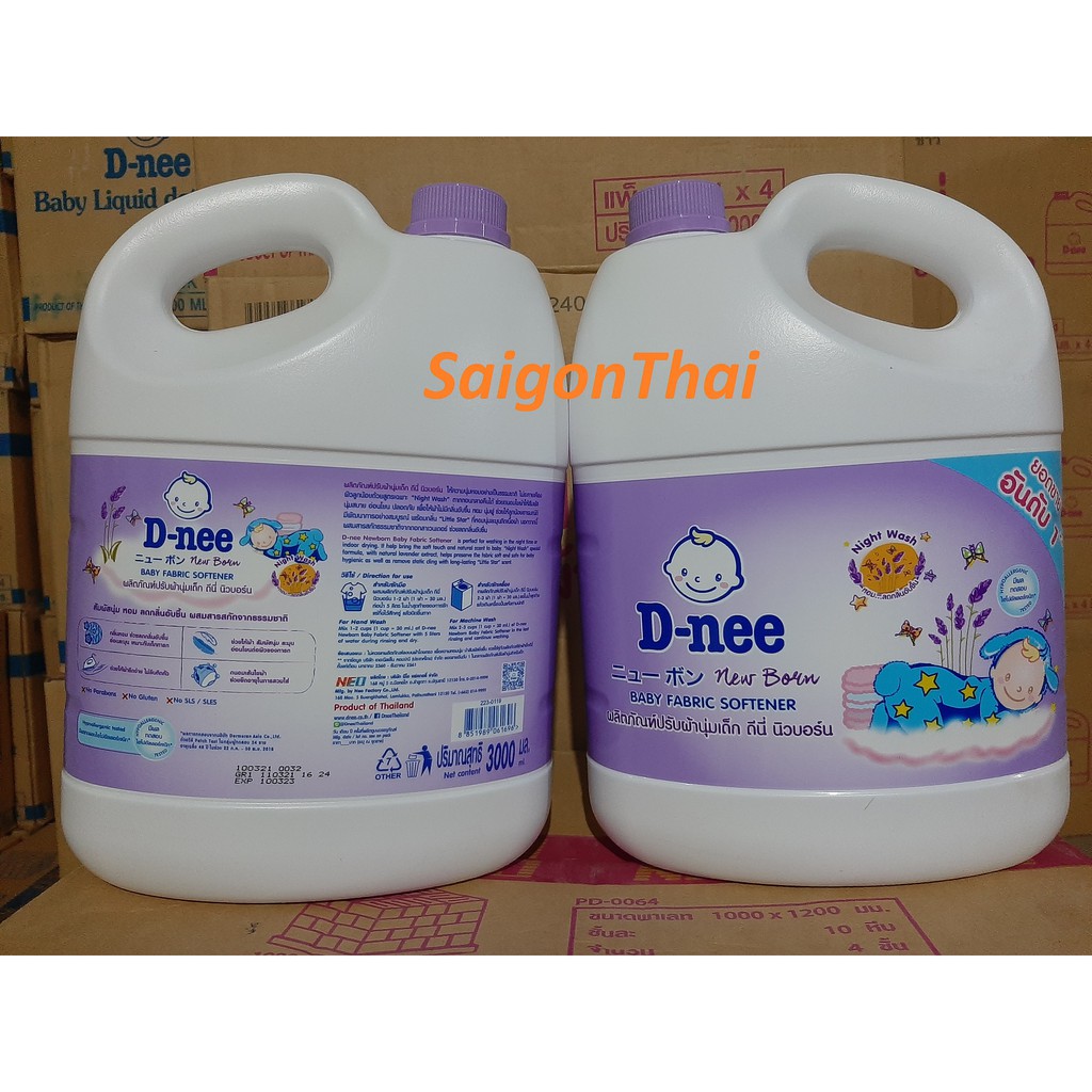 Nước xả làm mềm vải Dnee 3000ml Thái Lan