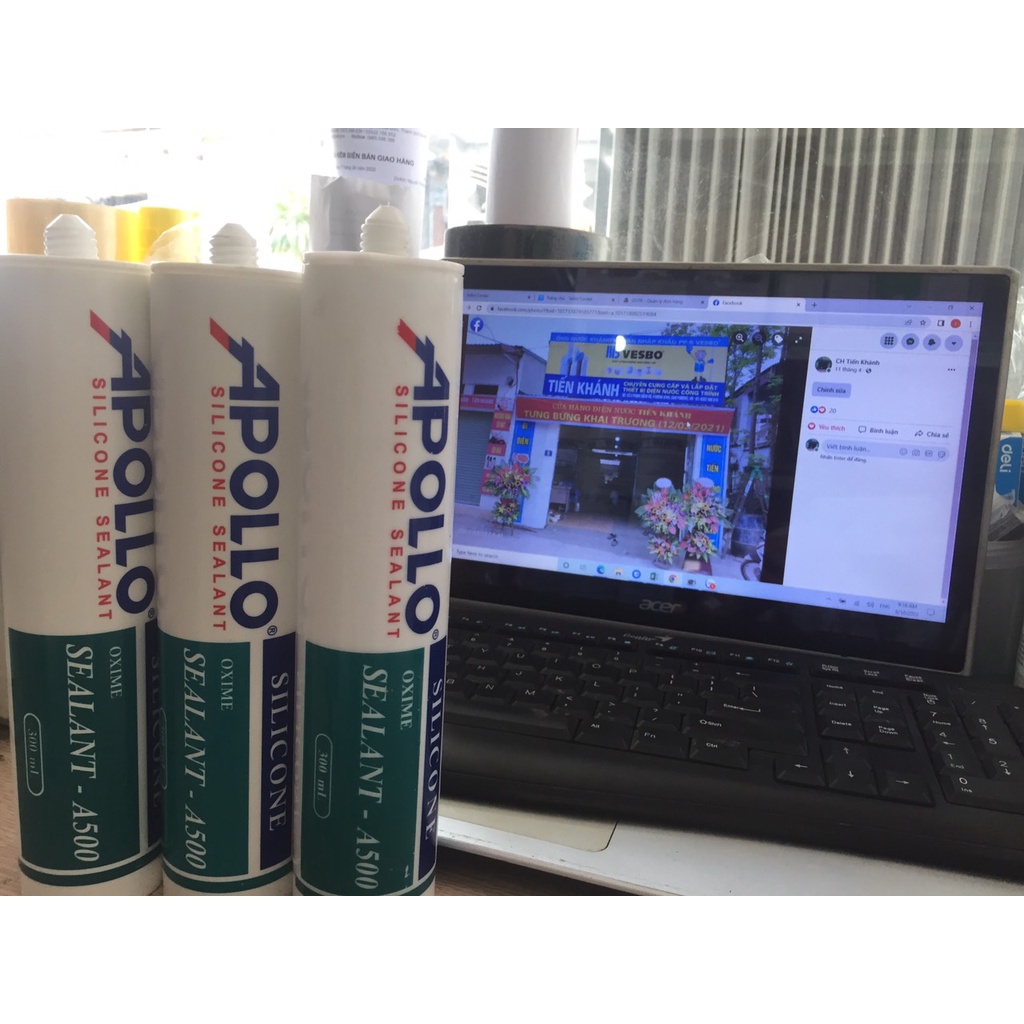 KEO SILICONE APOLLO A500 Chính Hãng