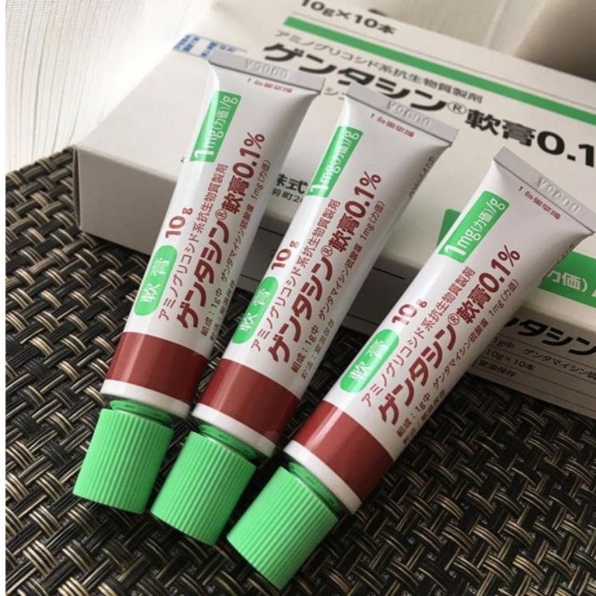 Kem mờ sẹo Gentacin của Nhật 10g, hỗ trợ mờ sẹo lồi sẹo lõm