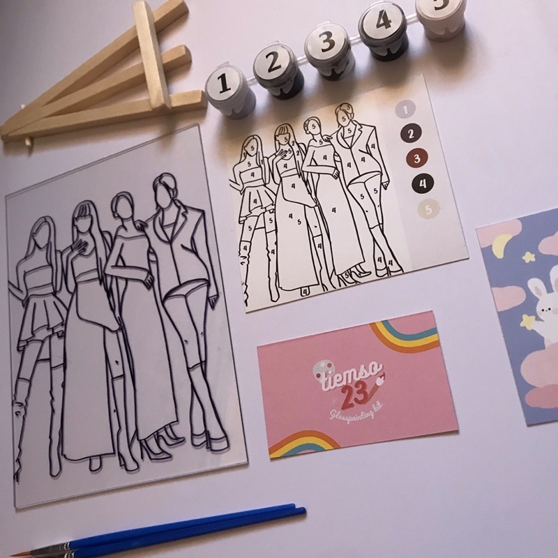 [KIT TÔ MÀU] Tranh kính K-POP Idol có sẵn | BigBuy360 - bigbuy360.vn