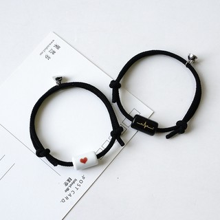 Vòng tay cặp đôi handmade nhịp tim.