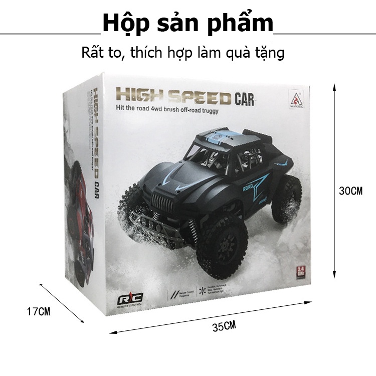 Xe ô tô điều khiển từ xa KAVY tỷ lệ 1:12 kích cỡ rất lớn tốc độ cao, màu sắc cực kì ngầu