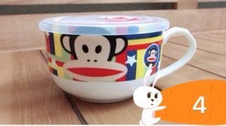 Bát mì sứ có nắp hút chân không