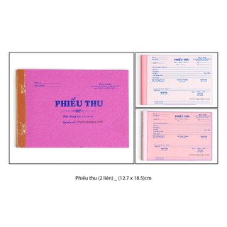 [MUA SỈ GIẢM 10%] Phiếu chi, thu (2 liên) = 40 bộ/ 1 cuốn