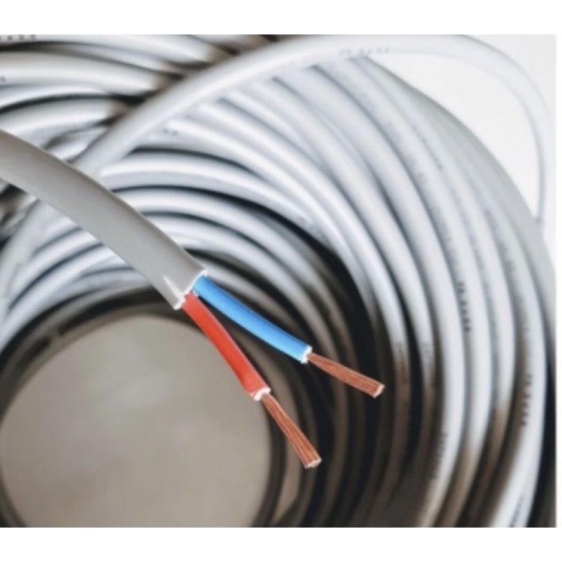 Dây điện Daphaco đôi tròn xám 2X2.5 - FA2x 2.5