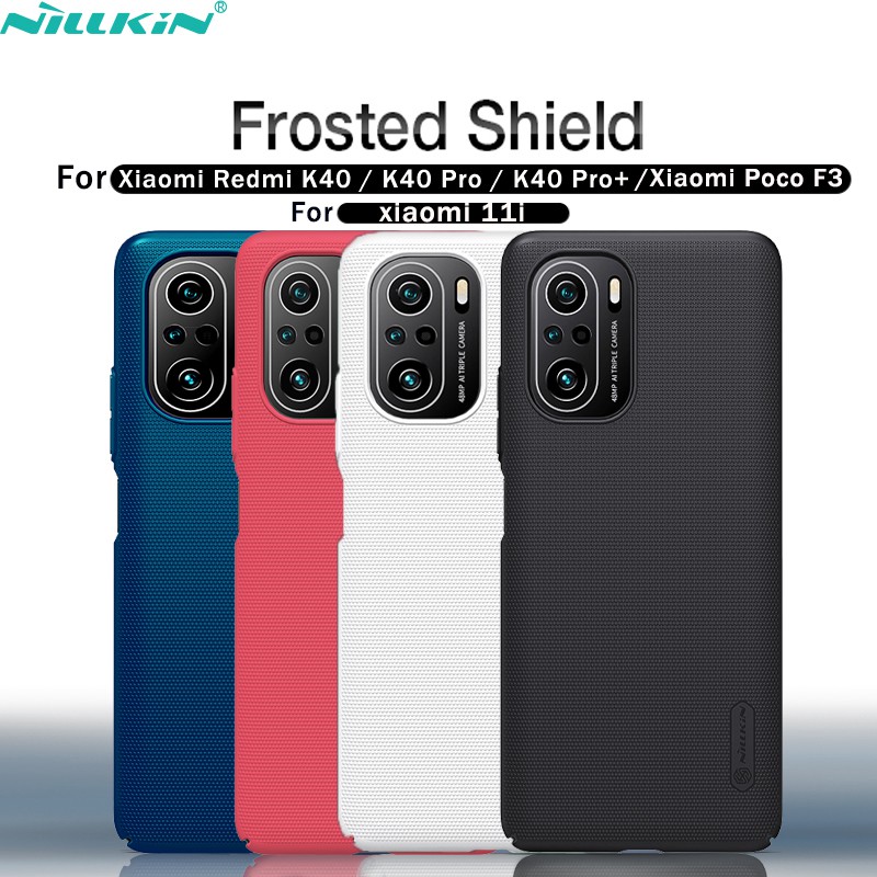 Ốp điện thoại Nillkin bằng nhựa PC cứng siêu mỏng cho Xiaomi Redmi K40 / K40 pro / K40 pro+ / Xiaomi Poco F3/xiaomi 11i