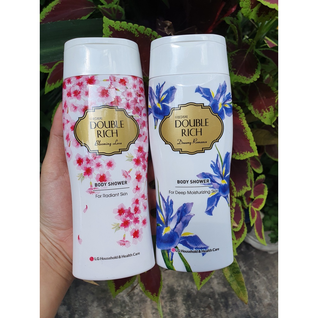 200g - Sữa tắm Double Rich hương hoa Iris/hoa hồng/ hoa anh đào