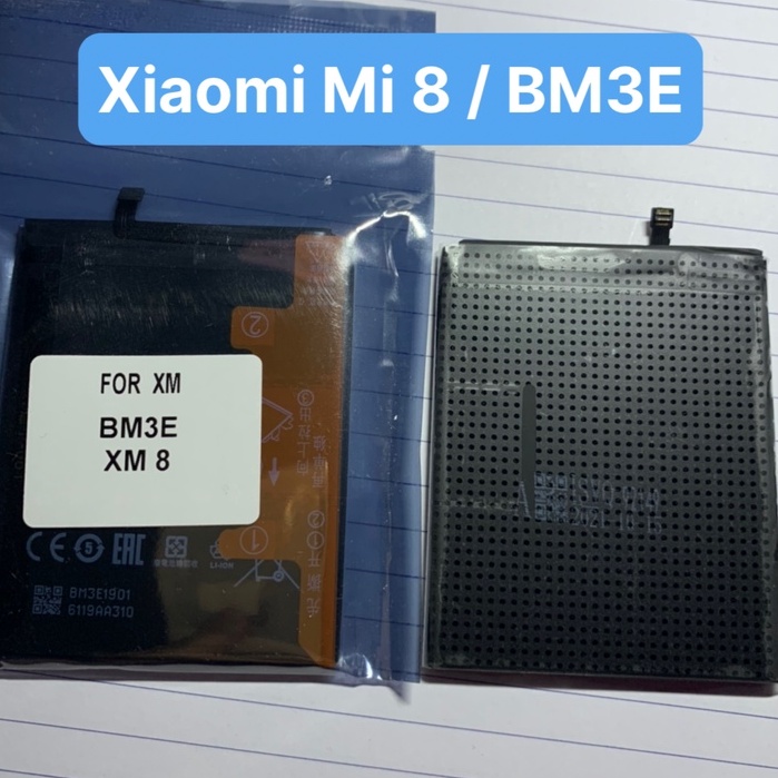 Pin xiaomi Mi 8 / BM3E - 3300/3400mAh / hàng chính hãng, bảo hành 3 tháng