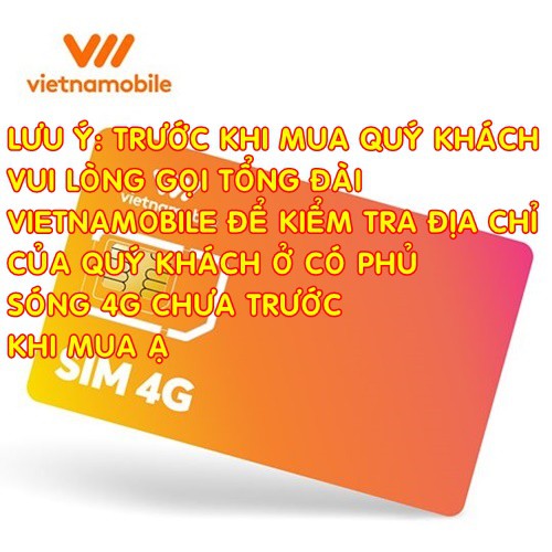 Sim 4G Vietnamobile Miễn phí 600Gb/Tháng, Miễn phí tháng đầu, Tặng 400.000Đ, Miễn phí gọi nội mạng, Sim giá rẻ