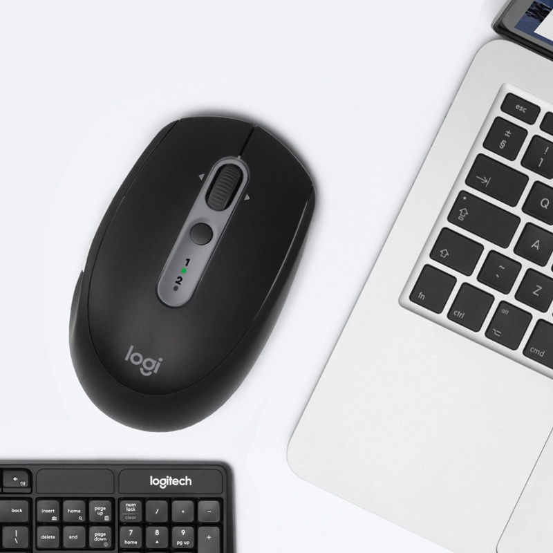 【Chuột máy tính】[Logitech Store] Logitech M590 Mute Mute Wireless Bluetooth Mouse Máy tính Văn phòng