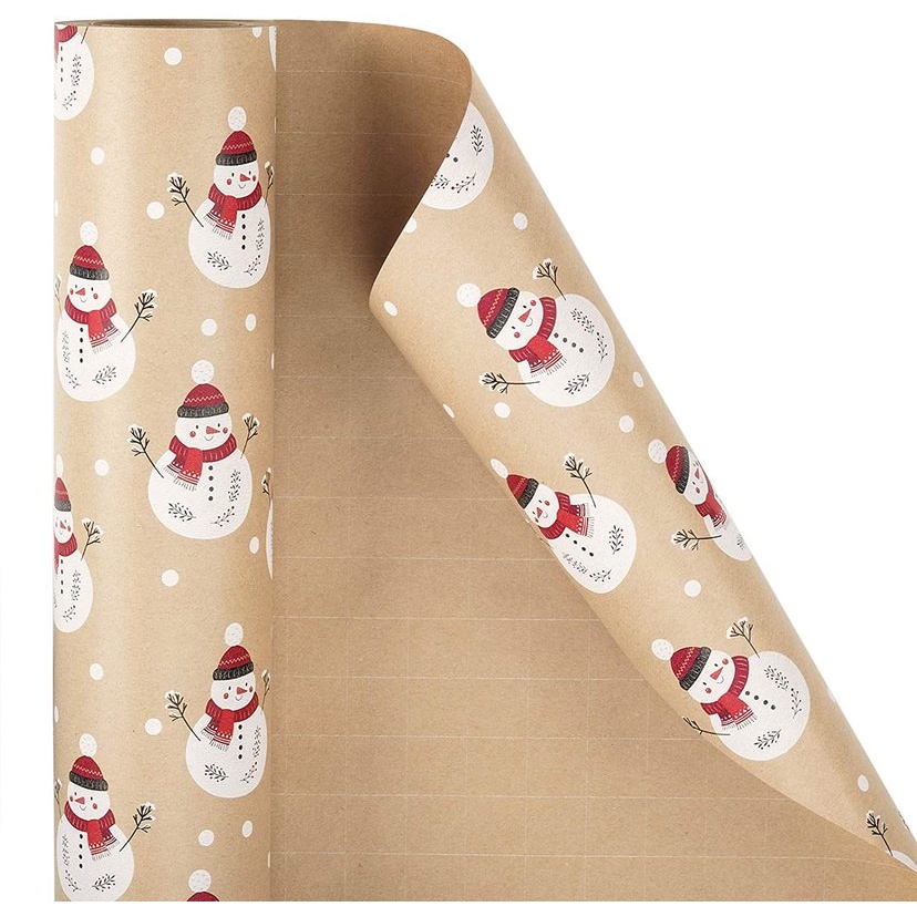 1 Cuộn Giấy Gói Quà Trang Trí Giáng Sinh 70 * 50cm