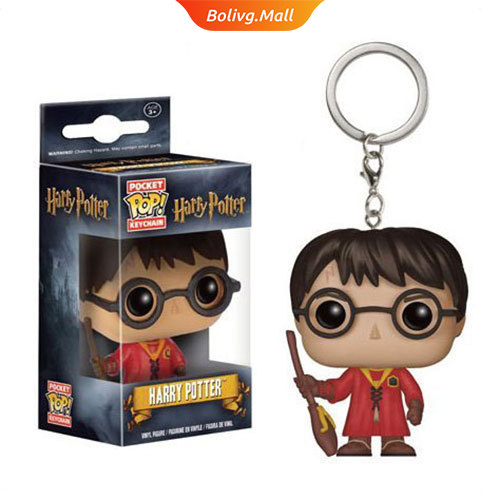 FUNKO POP Móc Khóa Hình Nhân Vật Harry Potter Dễ Thương