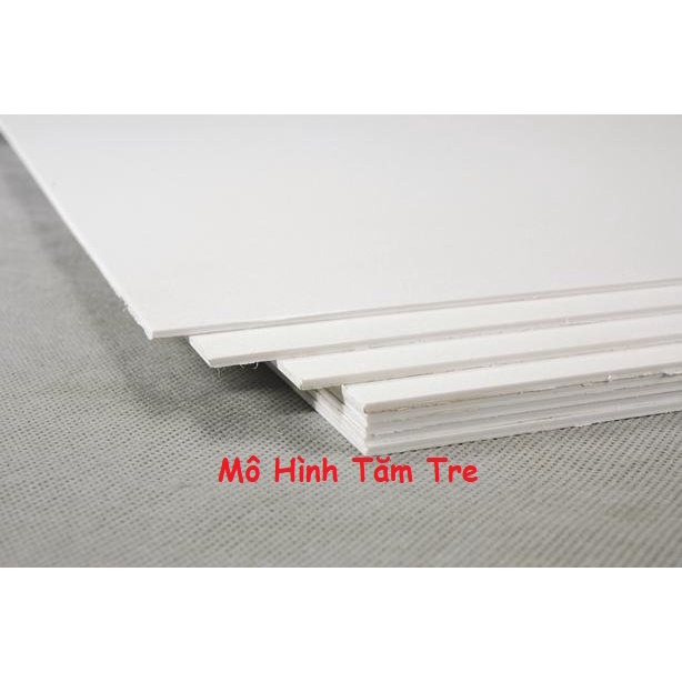 Bìa mô hình Foam 30x60cm loại cứng (2mm, 3mm, 5mm, 8mm, 10mm) fomex nguyên liệu làm mô hình, kiến trúc