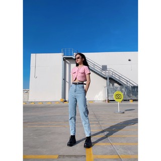 Quần Baggy Jeans Xanh Nhạt