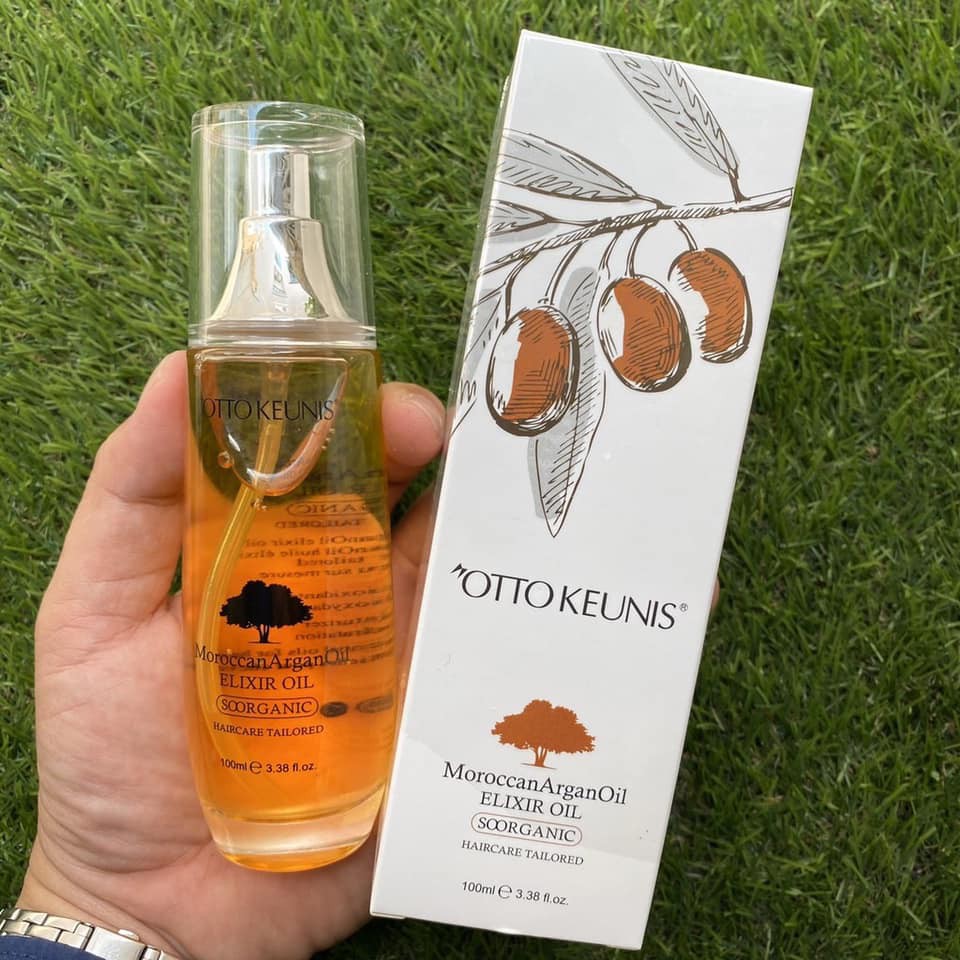 Tinh dầu dưỡng tóc cao cấp Otto Keunis Moroccan Argan Oil Elixer 100ml (2026)