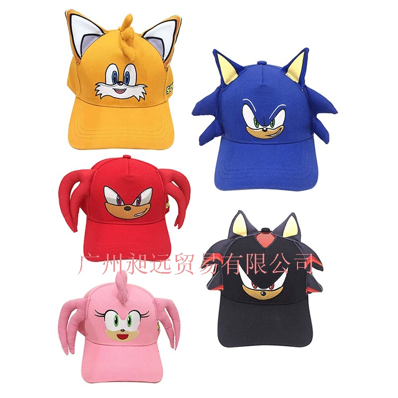 Mũ Bóng Chày Hip Hop Thêu Hình Kira Sonic Tinh Tế Có Thể Điều Chỉnh Cho Trẻ Em