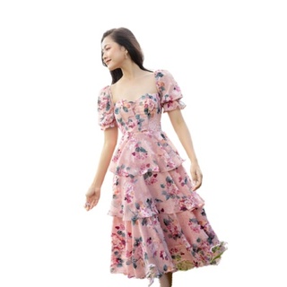 Olv - đầm dahlia layering dress