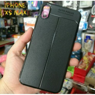 Ốp lưng silicon vân da, chống sốc auto focus iphone xs max