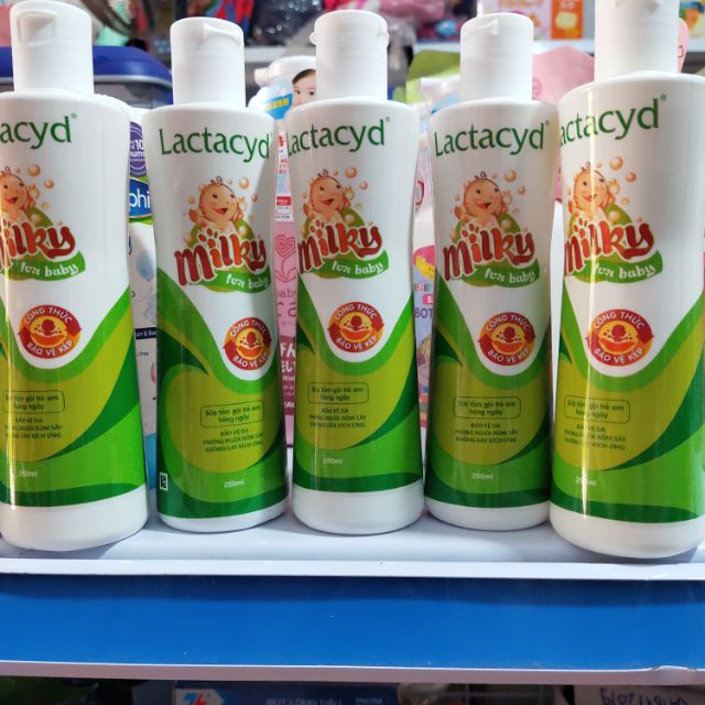 Sữa tắm Lactacyd milky 250ml